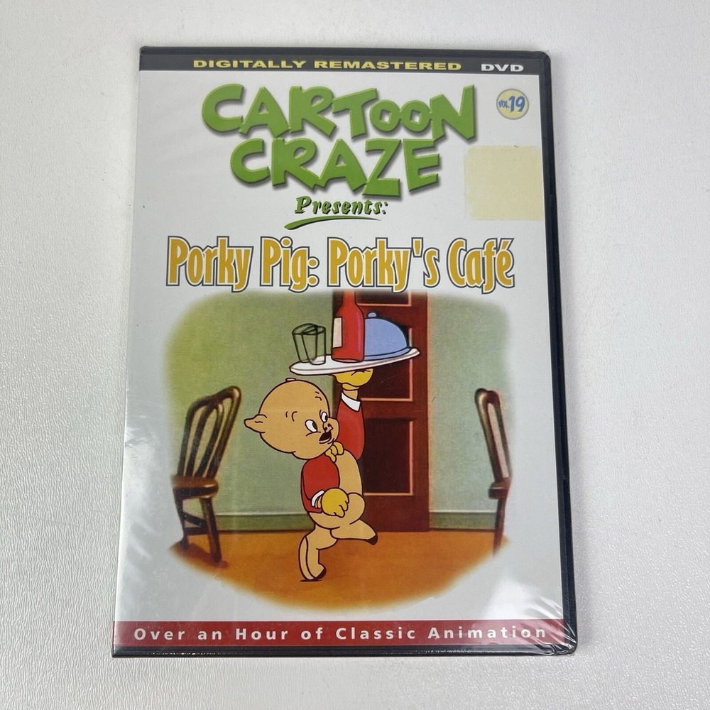 Cartoon Craze Presents Porky Pig Porkys Cafe DVD 2006 Sealed